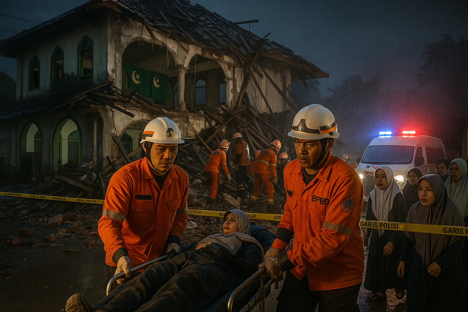 Tragedi Maulid di Ciomas: Bangunan Majelis Ambruk, 4 Meninggal, Puluhan Luka 